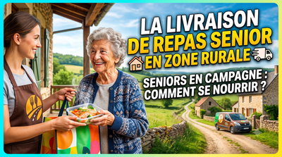 Livraison repas senior en zone rurale : les solutions quand aucun portage n'existe
