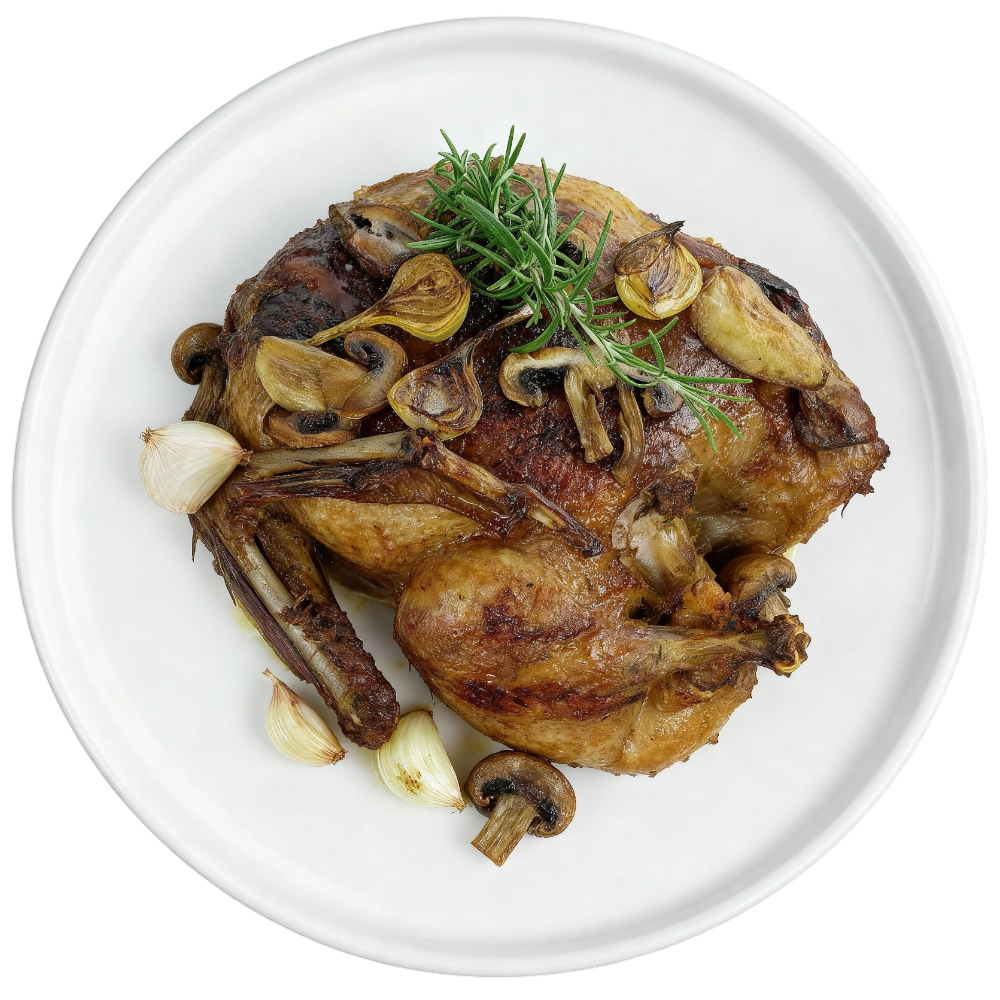 Canard aux cèpes
