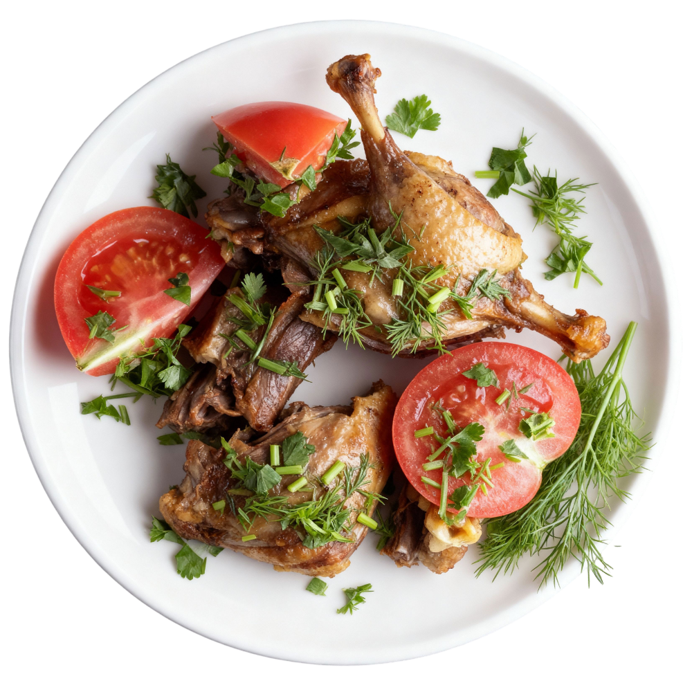 Canard aux tomates & céleri