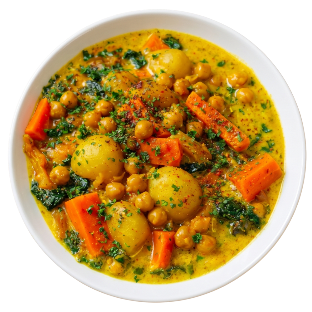 Curry de Légumes au Lait de Coco – Plat Végétarien
